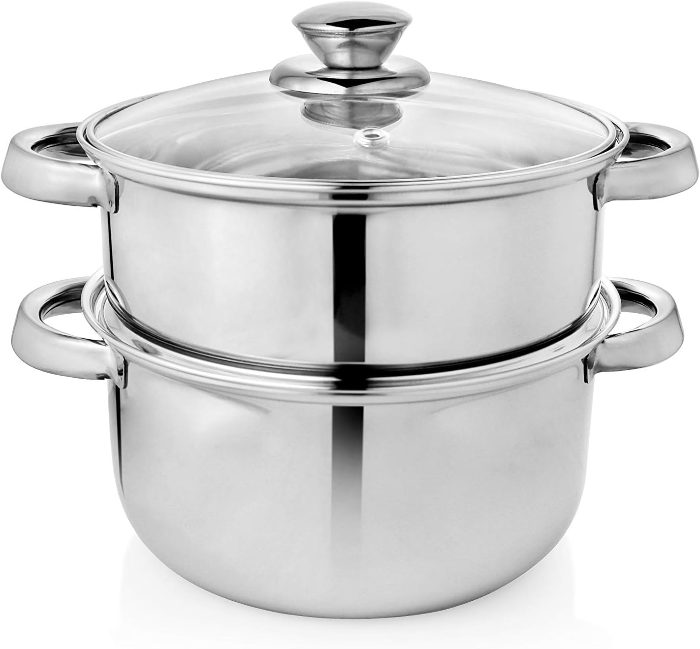 Vinayak International Stainless Steel 2 Tier Steamer 4.5 LTR