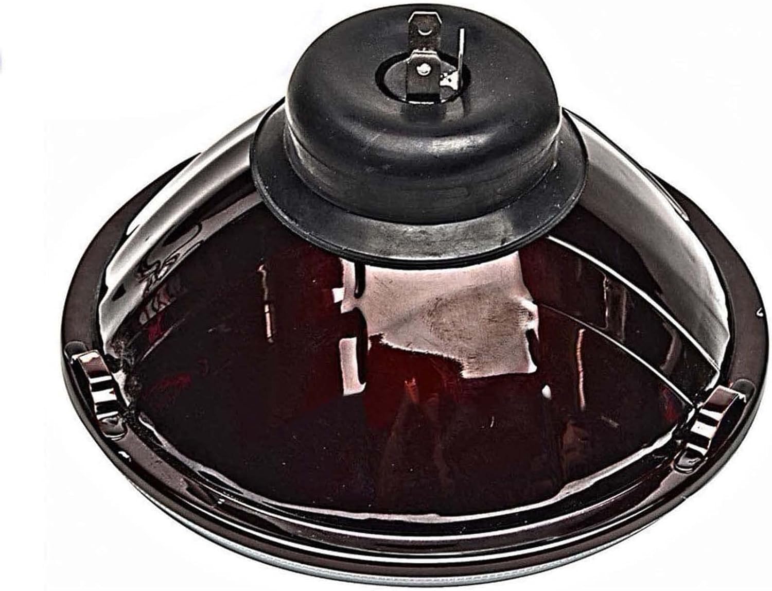 Octane Lighting 7 Inch Crystal Projector Headlight 60/55w Super White Halogen H4 Clear Light Bulb Headlamp Pair