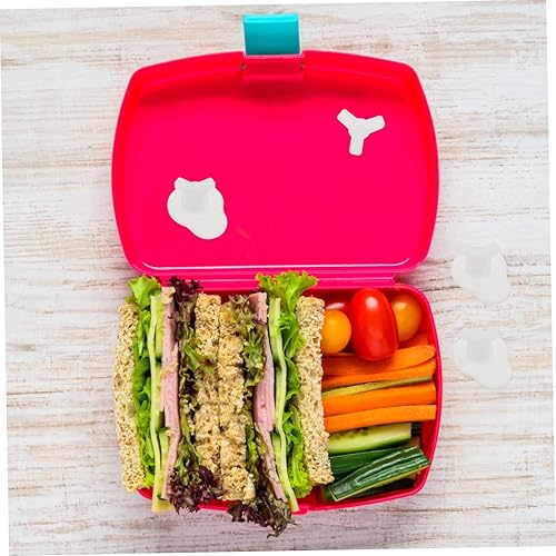 Miniatura 2 de UPKOCH 10 unids Fresh Box Tapón de ventilación Contenedor de plástico Caja de almuerzo Contenedor de taza de silicona Cubierta de taza de porción