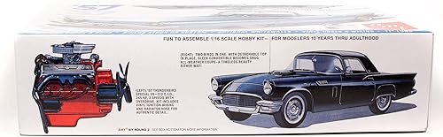 Vista 72 de AMT Round 2 1967 Ford Mustang GT Fastback Kit de modelos a escala 1:25, cromo (AMT1241)