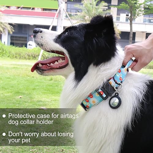 Miniatura 2 de Hotsky collar táctico para perros medianos y grandes, ajustable, resistente y de nailon, para entrenamiento militar, con asa y hebilla de metal, con