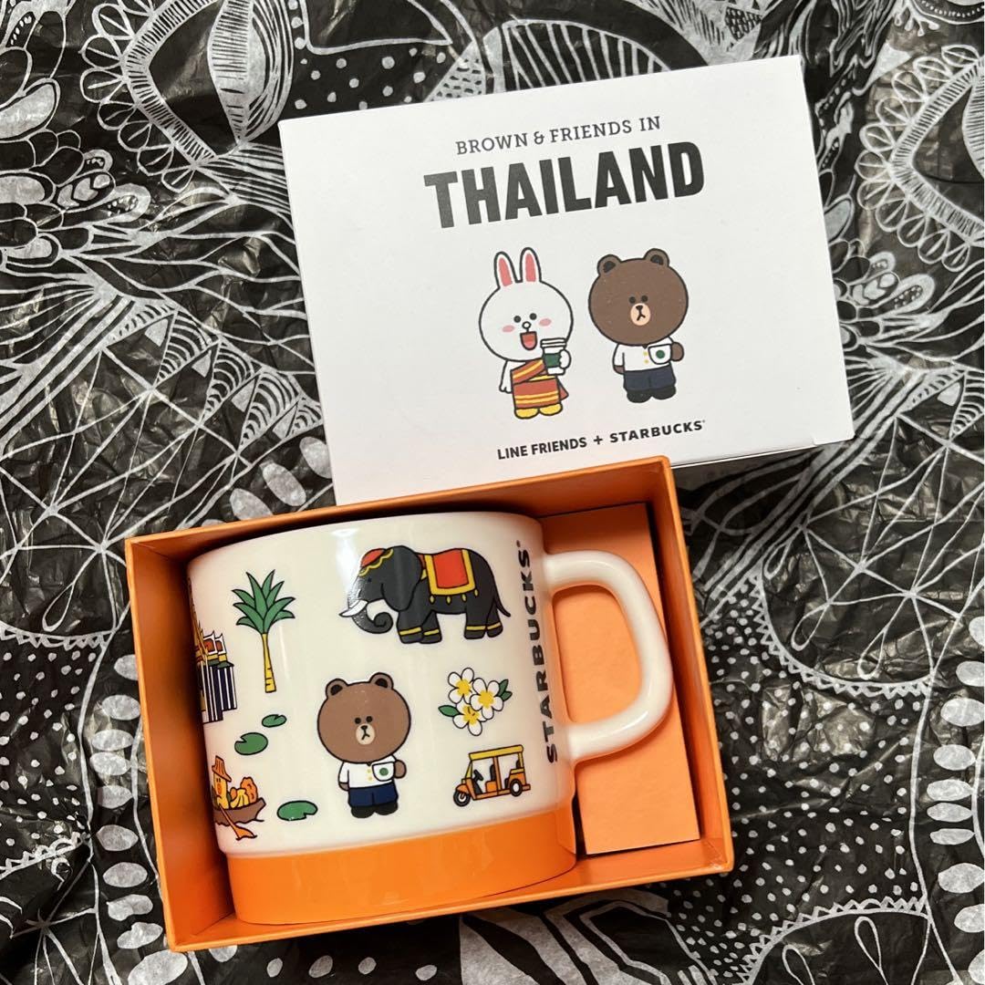 Amazon.co.jp: 海外 スターバックス ラインフレンズ マグカップ タイ