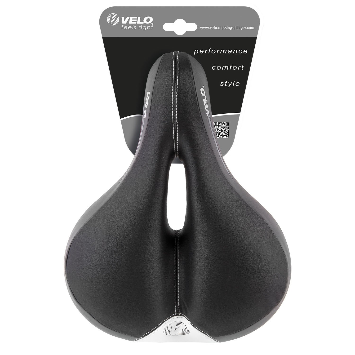 VELO Newport Gemini Saddle - Black