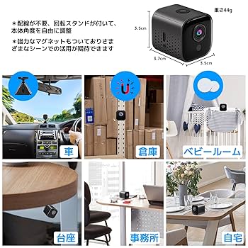目線カメラ Amazon.co.jp: 超小型カメラ 隠しカメラ 【 4k画質140°広角 WIFI