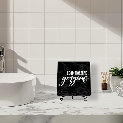 Miniatura 6 de Letrero de baño con texto en inglés Would Poop Here Again, artículos de decoración de mostrador de estante de baño, Acción de Gracias, Navidad,