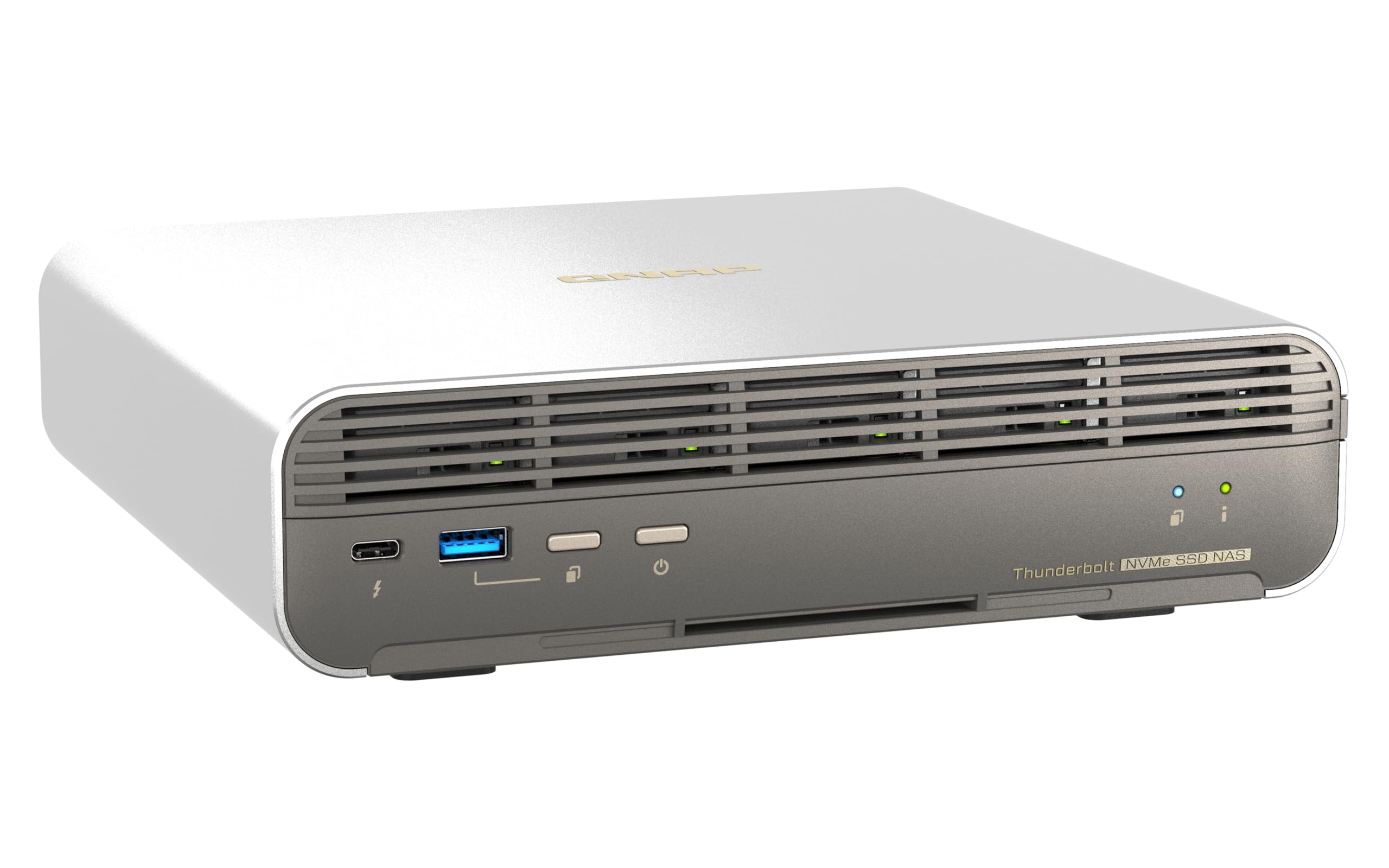 QNAP TBS-h574TX-i5-16G Thunderbolt Compact All-Flash | 5 x E1.S or M.2 SSD