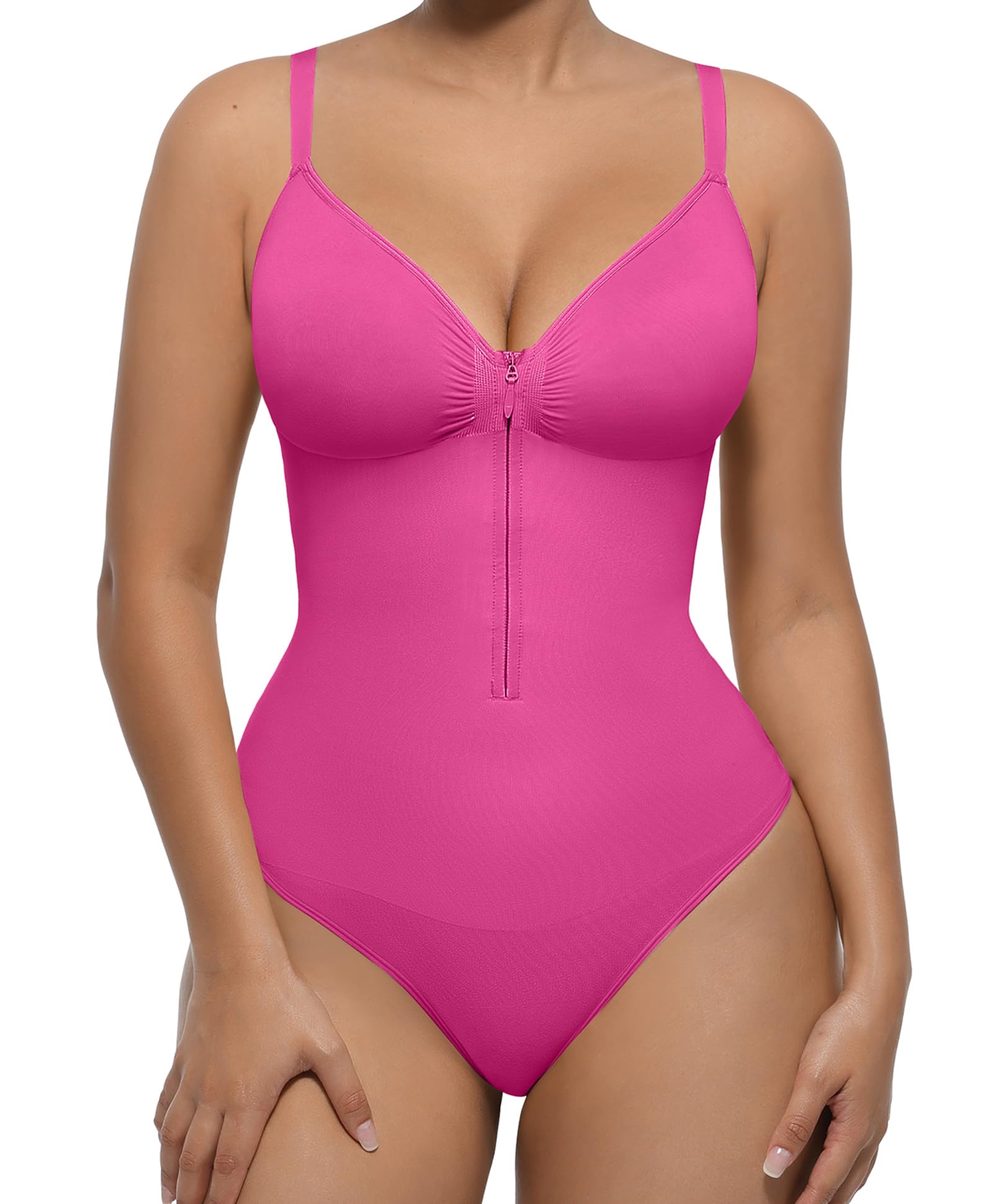 FeelinGirl Zip-Up Bodysuit