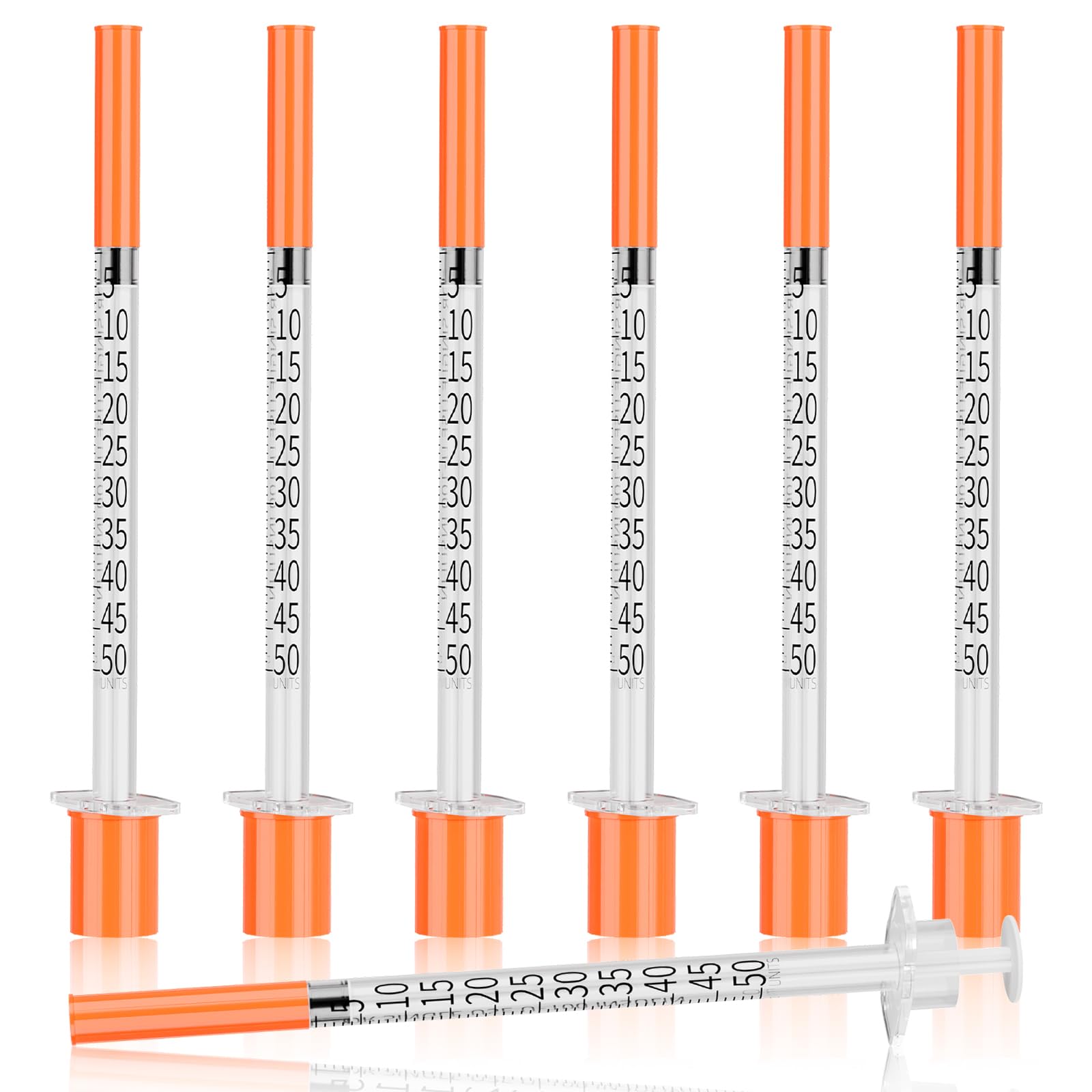 0.5cc Syringe 30G 5/16" 8mm, 0.5ml Lab Syringes, Pack of 30