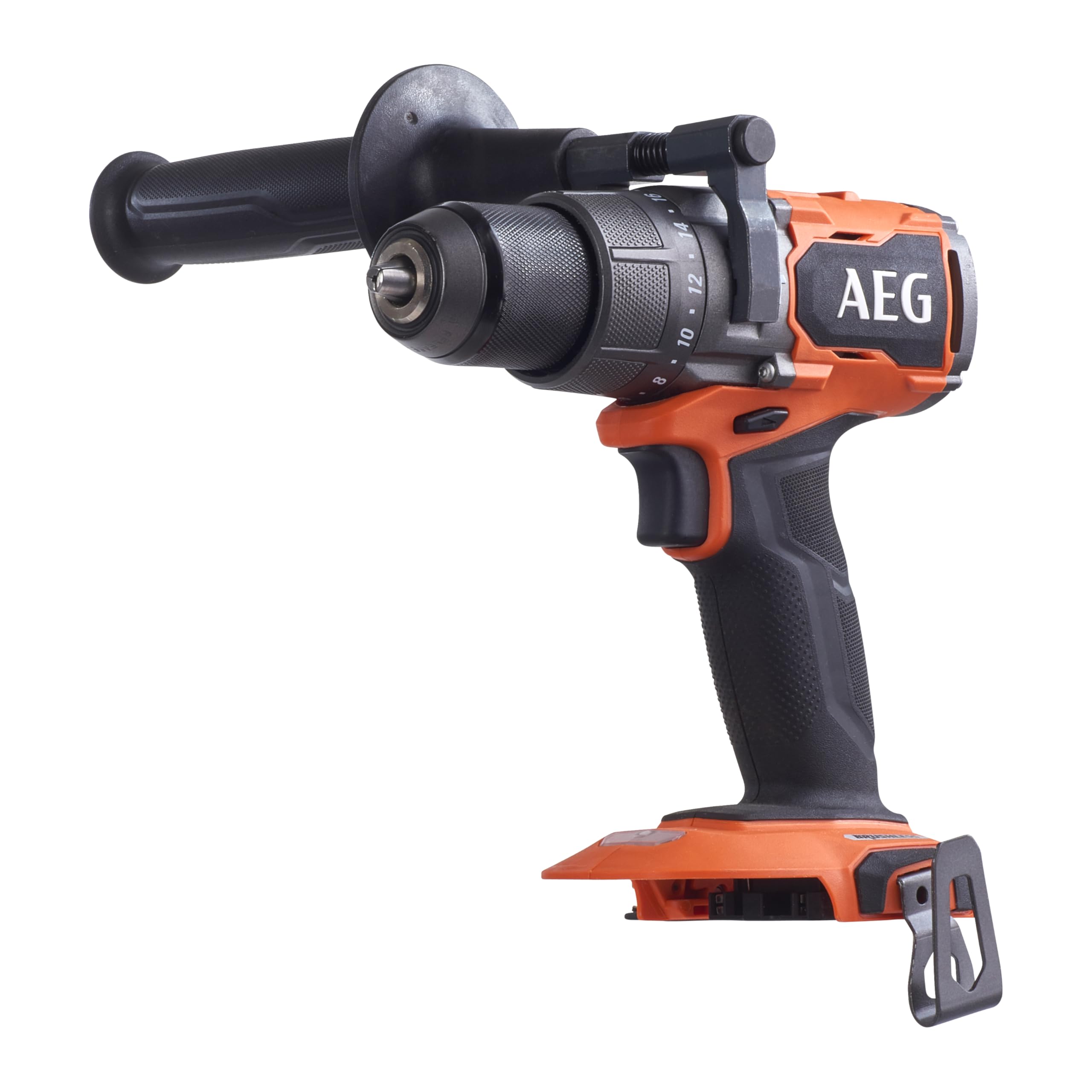 AEG Trapano Avvitatore a Percussione Brushless 18V Professionale con 2 Batterie 5.0Ah e Valigetta, Mandrino in Metallo, 110 Nm, 31.500 colpi/min, 2 Velocità, LED, BSB18C3BL-502C