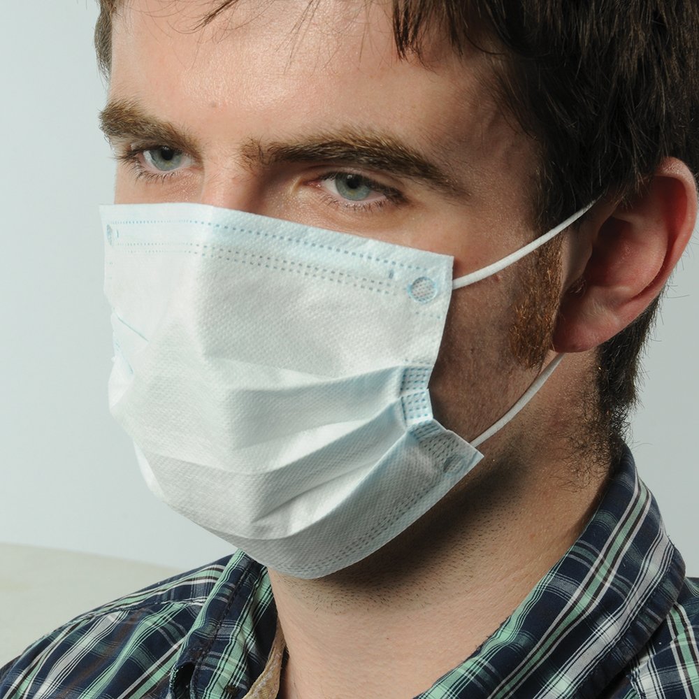 Silverline Maschera di protezione a 3 strati 50 pz