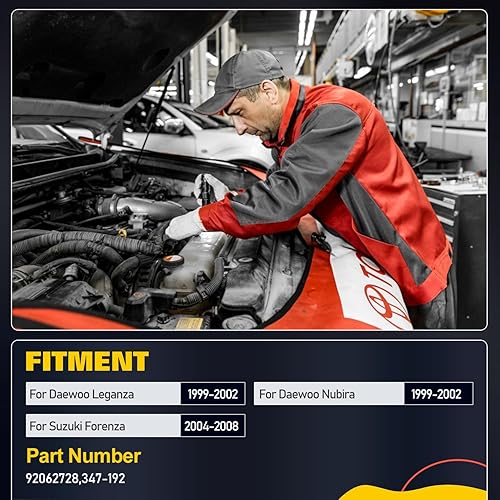 Miniatura 3 de OCPTY Carcasa de termostato para Daewoo Leganza 1999-2002, para Daewoo Nubira 1999-2002, para Suzuki Forenza 2004-2008 El conjunto de carcasa del