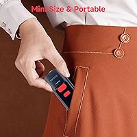 Vista 6 de VOTTAN Escáner de código de barras QR Bluetooth con soporte de carga, lector de código de barras de bolsillo 1D 2D PDF417 UPC, escaneo automático