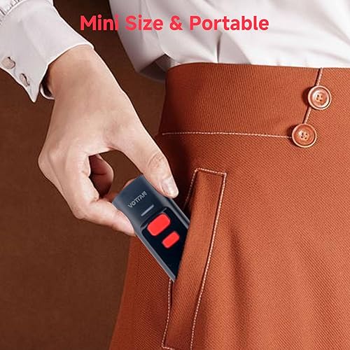 Miniatura 6 de VOTTAN Escáner de código de barras QR Bluetooth con soporte de carga, lector de código de barras de bolsillo 1D 2D PDF417 UPC, escaneo automático