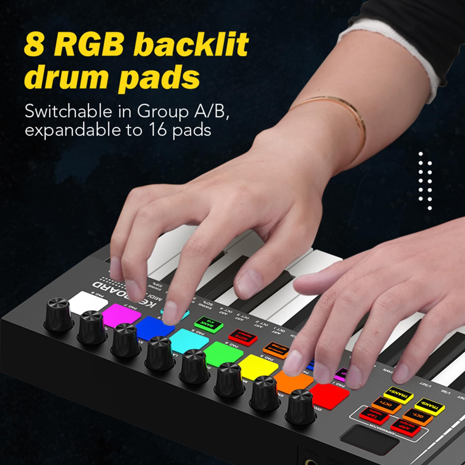 Arturia KEYLAB 25 MIDIコントローラー Arturia KeyLab 25 Keyboard Controller Reviews | Sweetwater