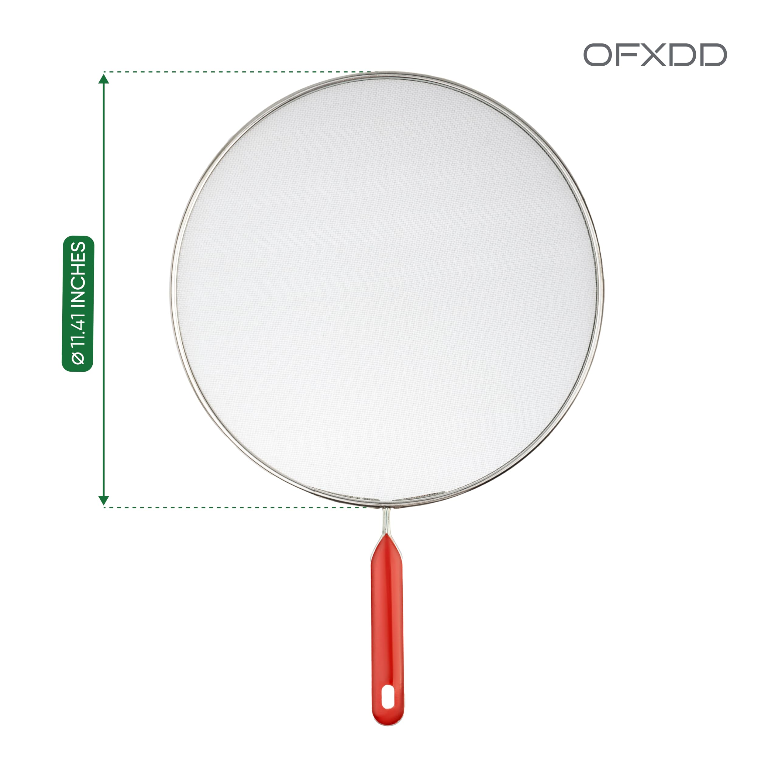 Juego de 3 cubiertas para sartén de aceite de cocina de 20,8 cm, 29 cm y 29 cm, pantalla de salpicaduras de acero inoxidable para sartén