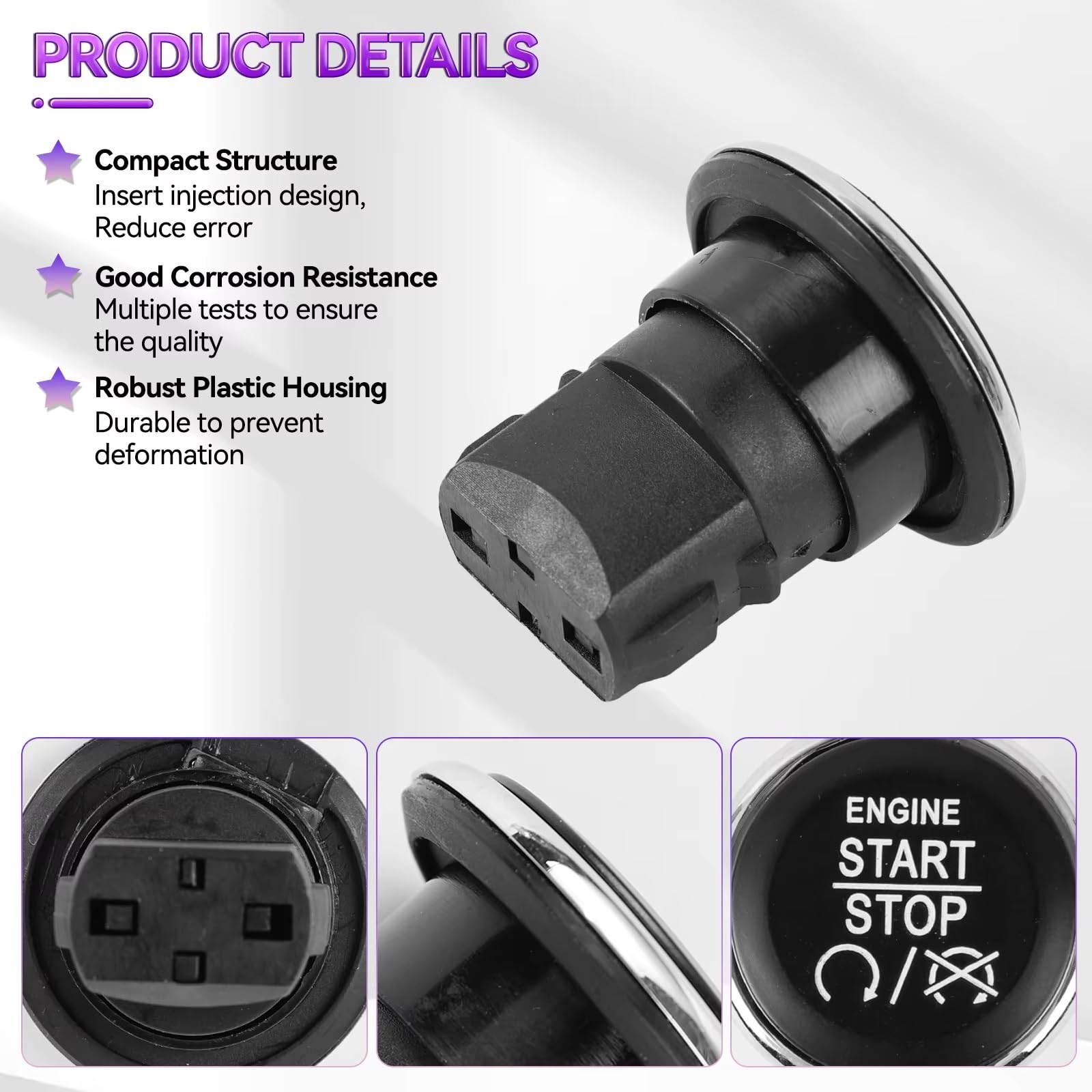 Bouton Poussoir Start Stop Pour Dodge Pour Challenger 2009-2014