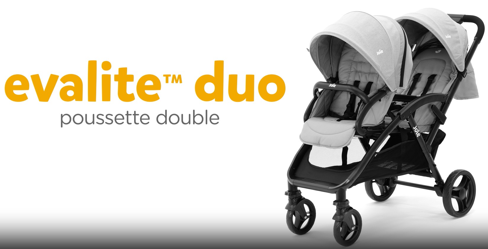 Poussette Double Joie Aire HTI - Pliable, Pour Enfants à Partir De 3 Ans, En Noir Et Rose