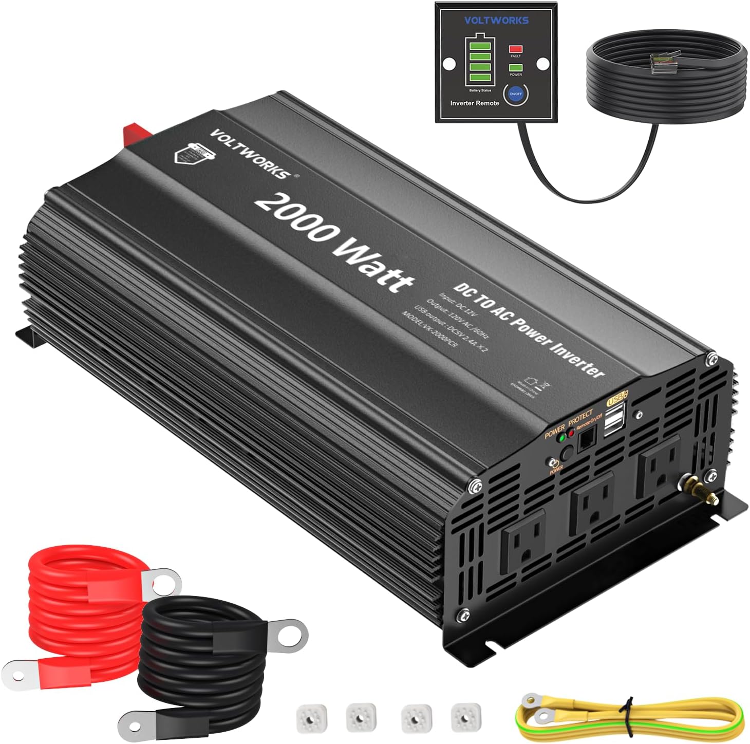 VOLTWORKS Power Inverter 2000Watt