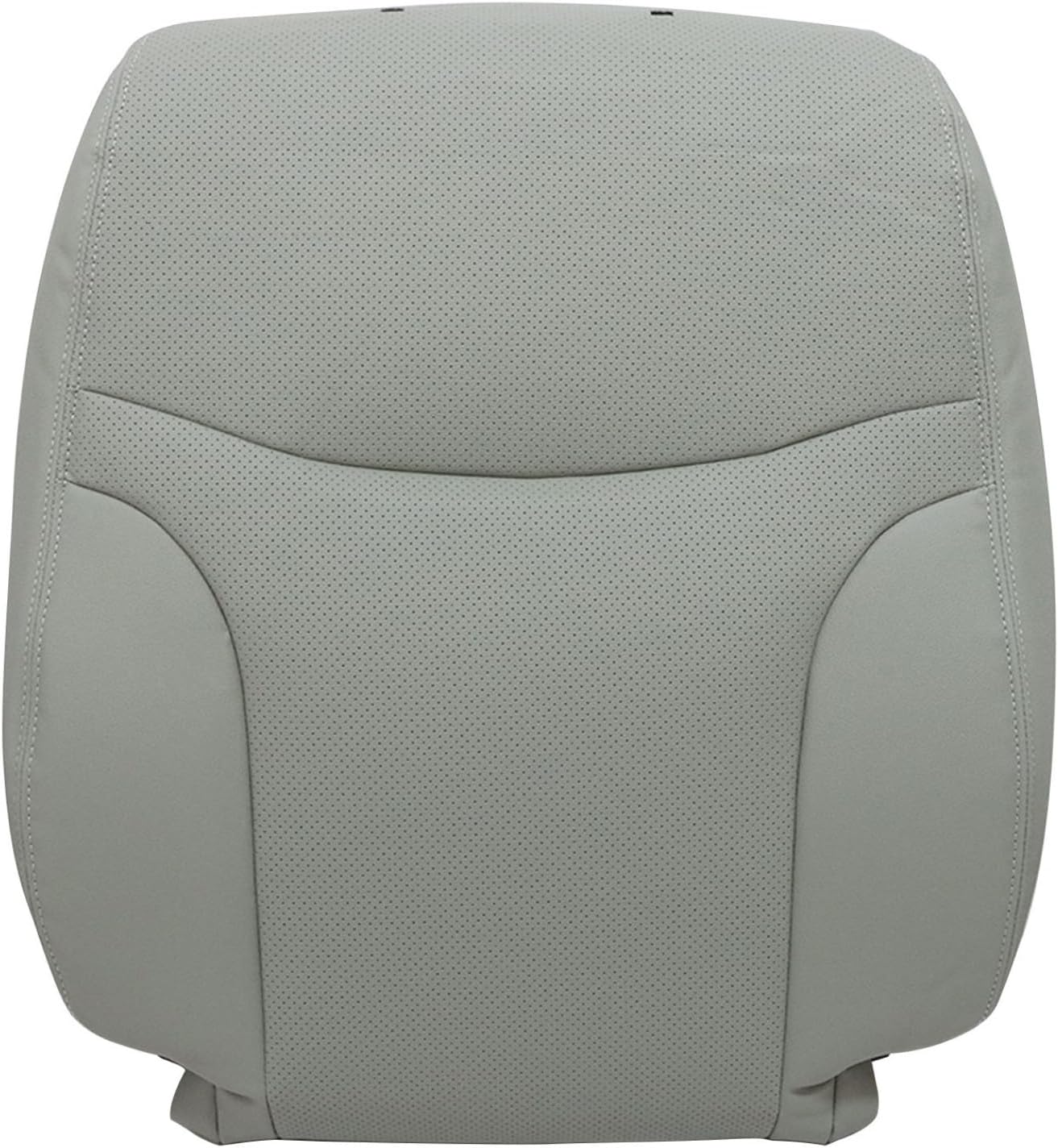 FZJDSD Gray Driver & Passenger Side Bottom & Top Lean Back Perforated Microfiber Leather Replacement Seat Covers Compatible with Lexus ES300 ES330 2002 2003 2004 2005 2006