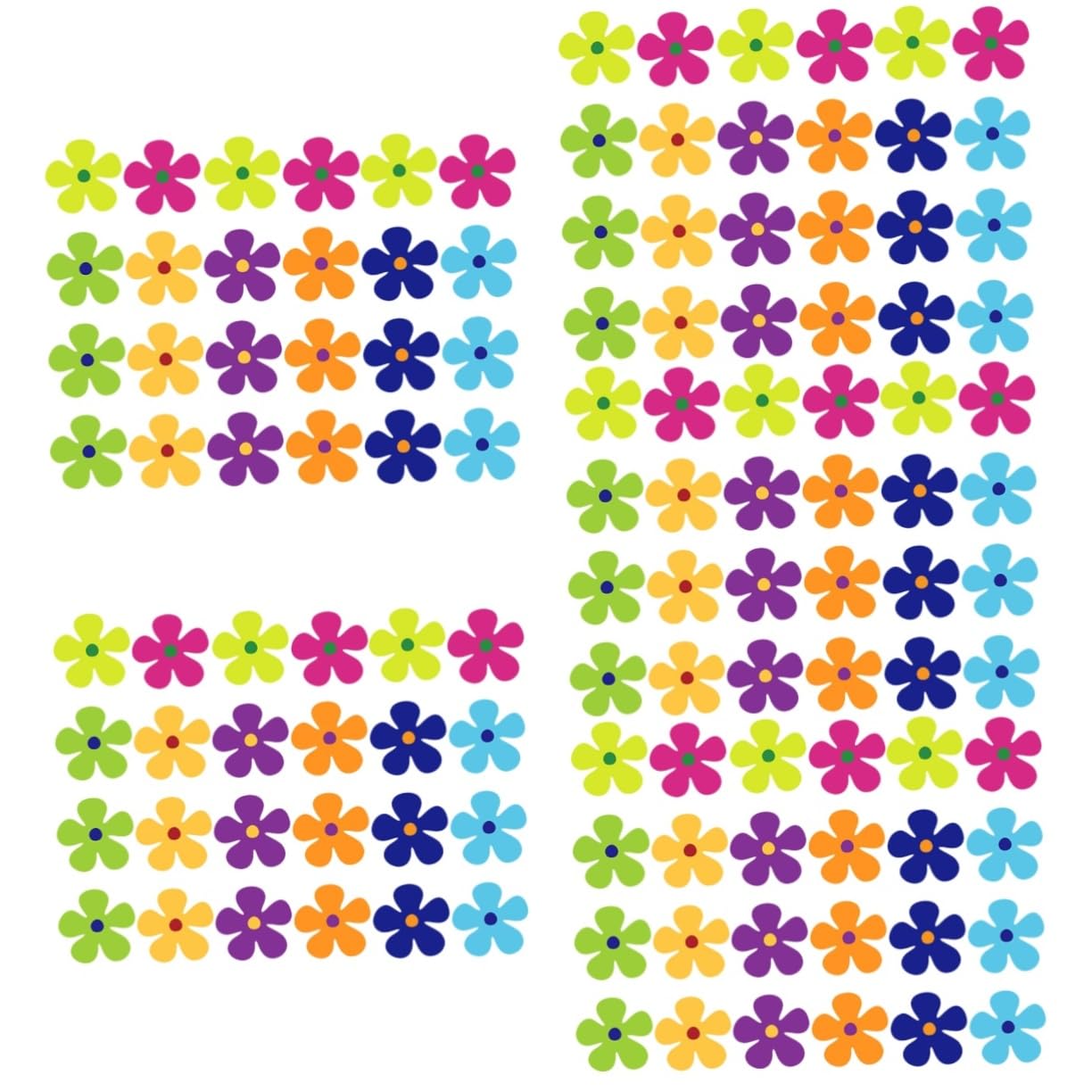Magnets fleurs pour réfrigérateur en PVC durable | Autocollants décoration cuisine