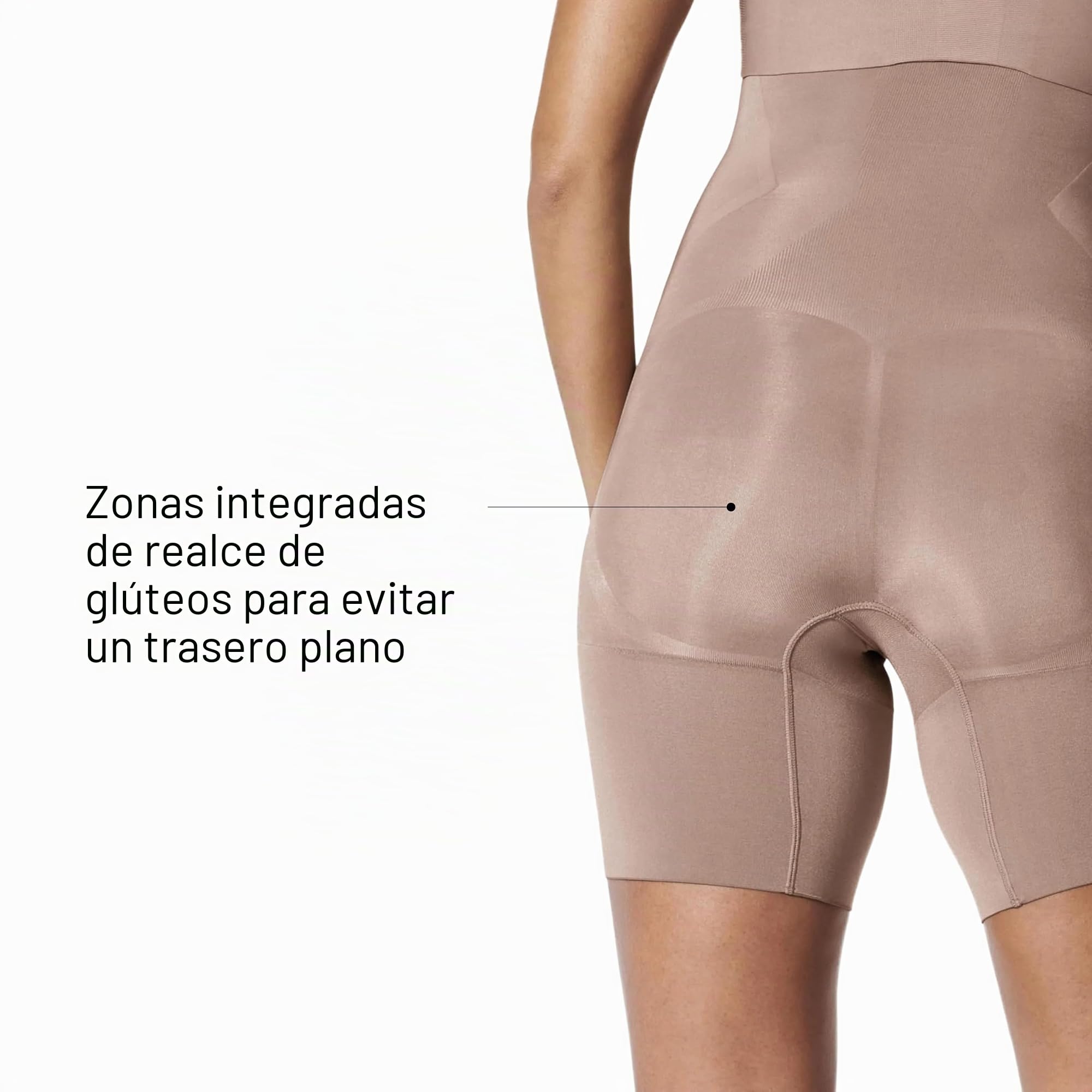 Spanx High-Waisted Mid-Thigh Short Cinturn Moldeador Mujer (Pack de 1)
