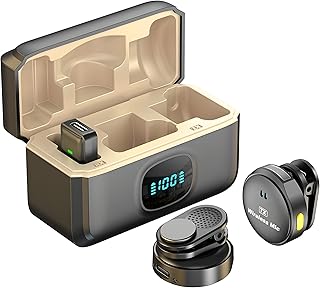 ميكروفون لاسلكي مغناطيسي-pd -بتقنية2.4GHZ - صوت واضح عالي الحساسية – متوافق مع مختلف الأجهزة – ارسال لمسافات طويلة