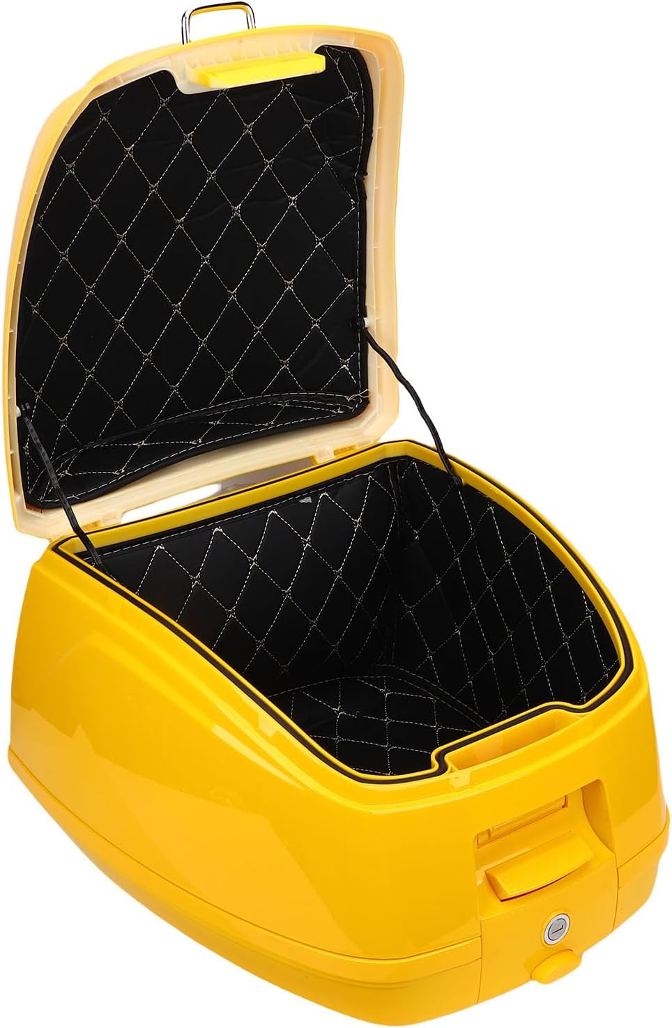 Luqeeg 32L Motorcycle Tank Bag, Waterproofing Scooter Tail Box with Anti Theft Lock System, Stylish Retro Luggage Case Rear Storage Box for Motorcycle & Scooter Tail Ends