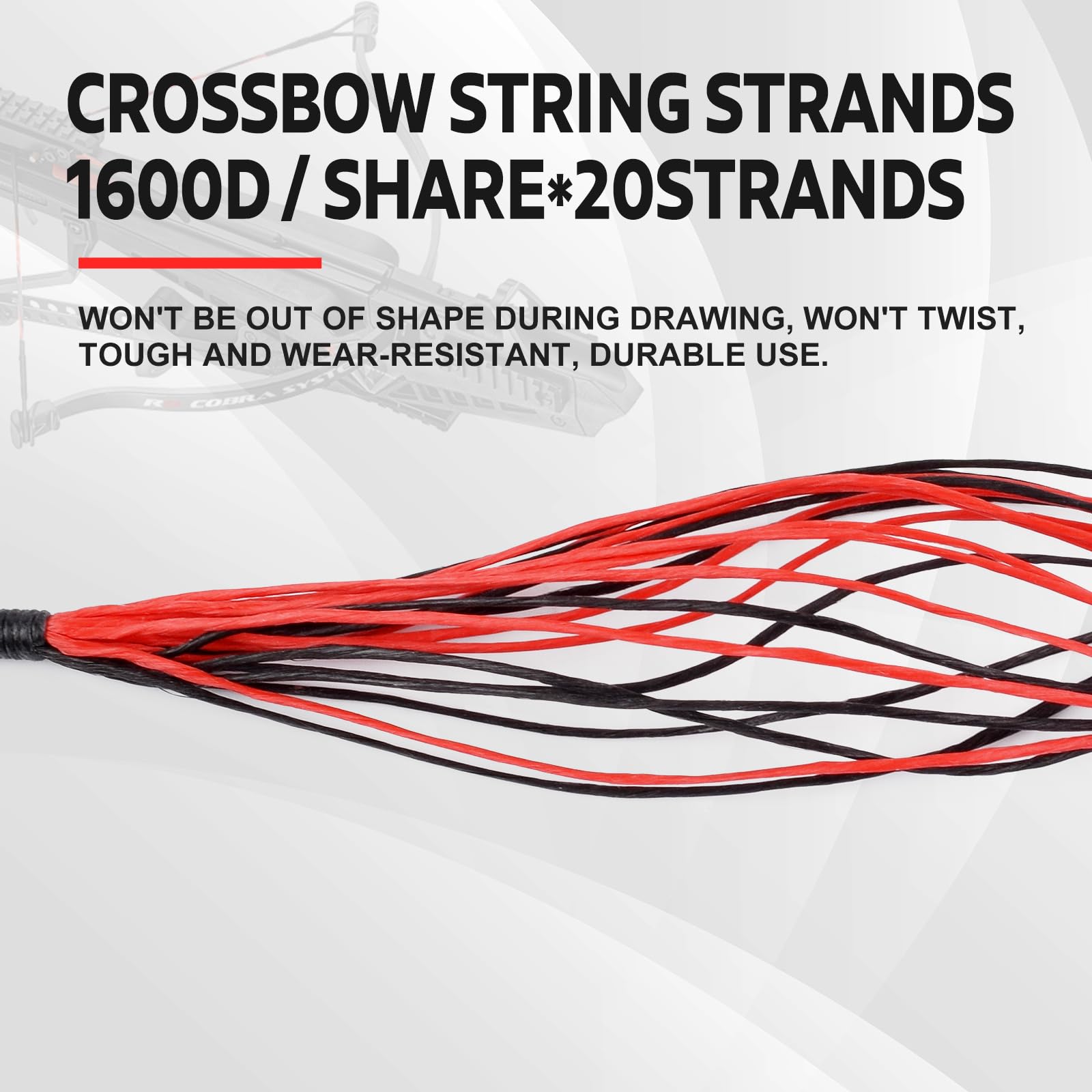 Corde de Rechange 1 pièce pour système Adder Cobra et arbalète R9