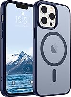 Vista 564 de SUPFINE - Funda magnética para iPhone 13 Pro Max (compatible con MagSafe), (protección contra caídas de grado militar de 10 pies), delgada, Negro