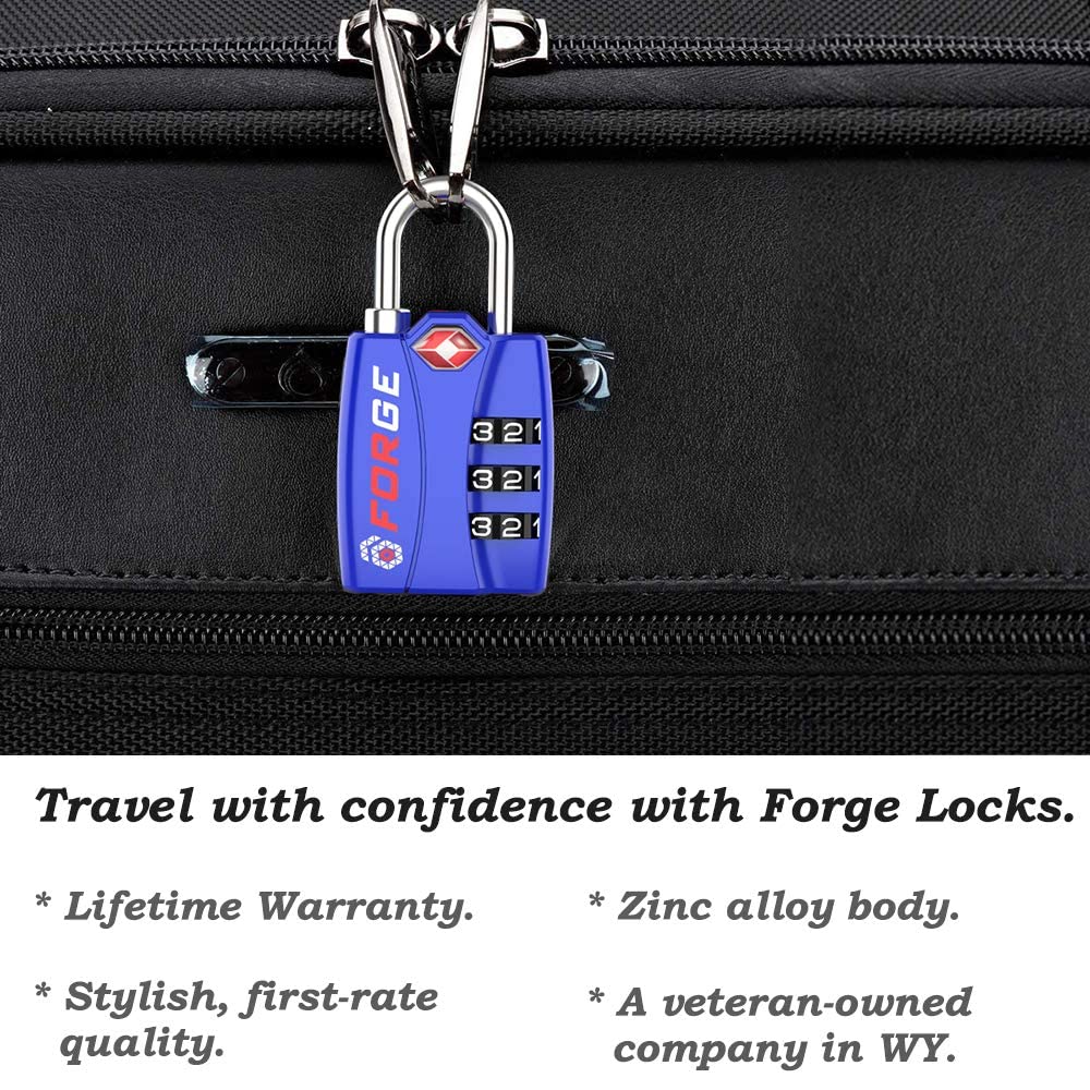 TSA Luggage Combination Lock Open Alert Indicator, Easy Read