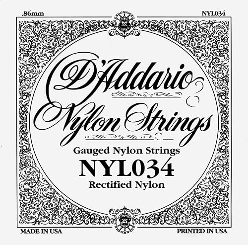 Miniatura 5 de D 'Addario NYL028rectified Nylon Guitarra Clásica Única Cadena, .028