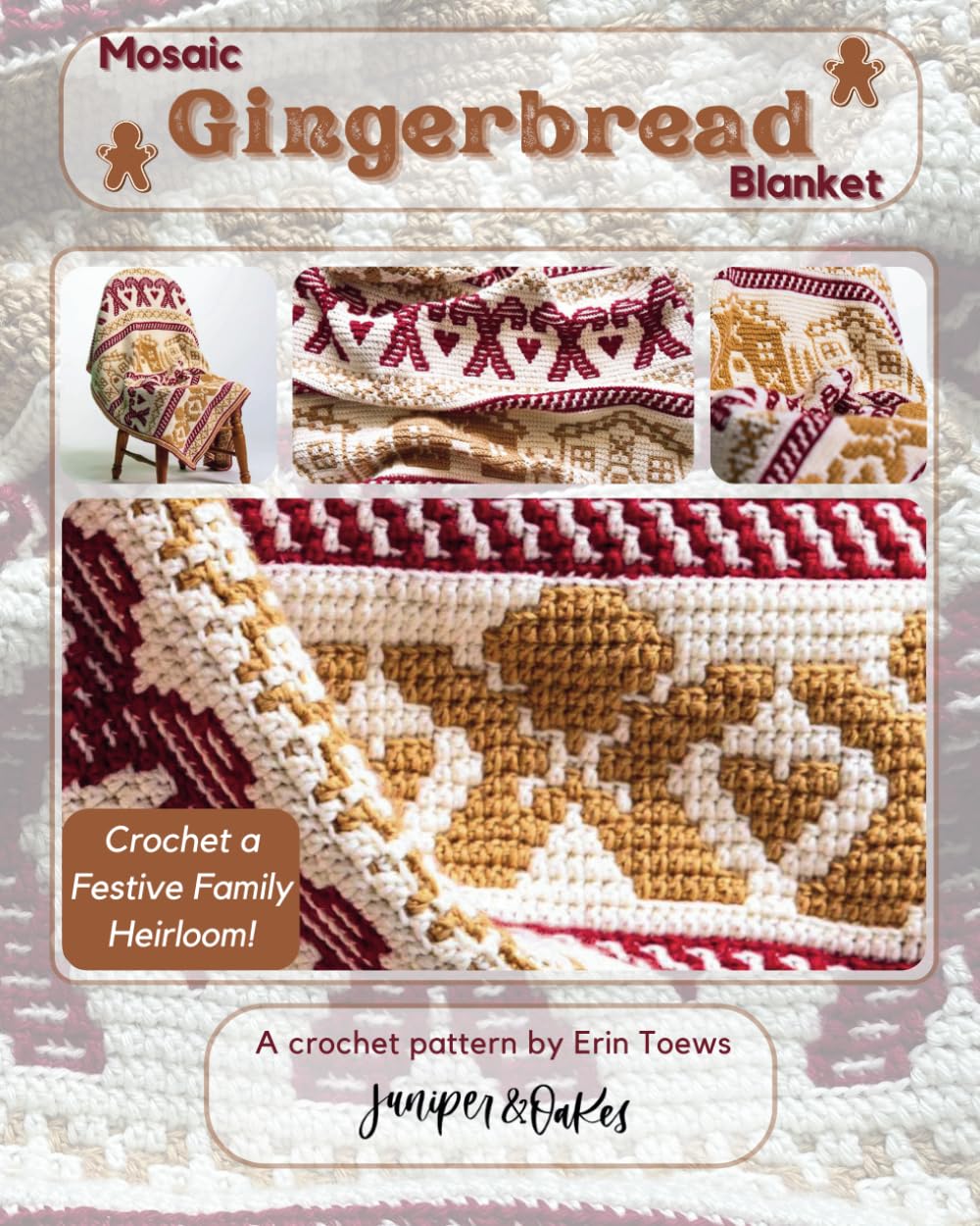 Mosaic Gingerbread Blanket: Crochet a Festive Family Heirloom!