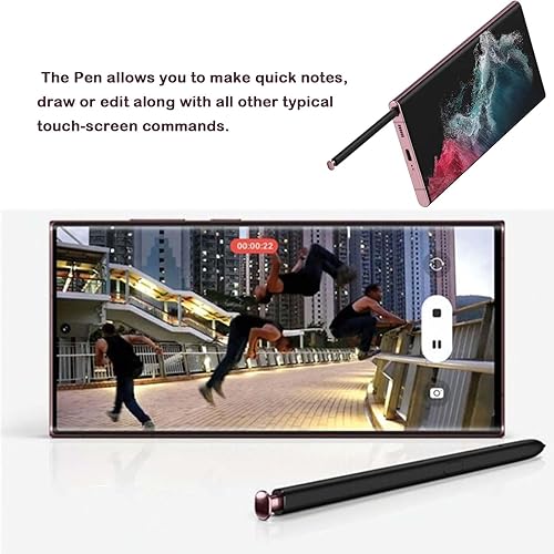 Miniatura 9 de Paquete de 2 bolígrafos Galaxy S22 Ultra de repuesto para Samsung Galaxy S22 Ultra 5G S Pen Stylus Pen sin Bluetooth (negro fantasma)