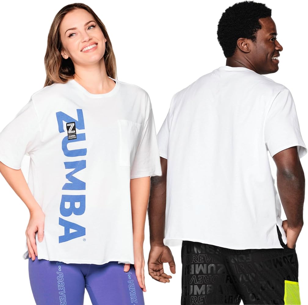 Amazon.co.jp: [ZUMBA WEAR] [ズンバウエア] ロゴプリント ポケットT
