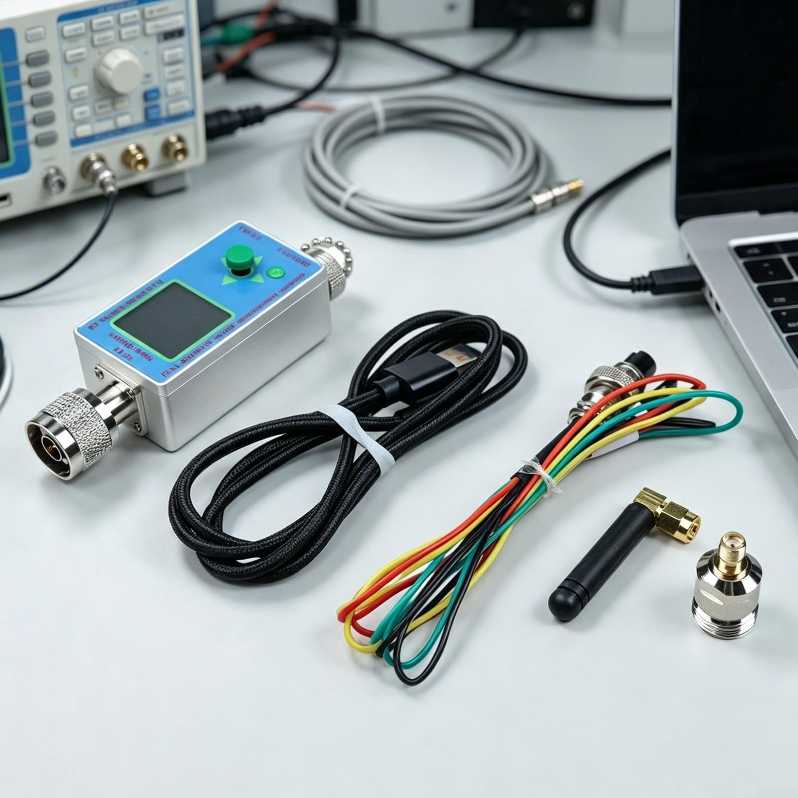 Medidor de potencia RF 10 GHz N conector TFT pantalla