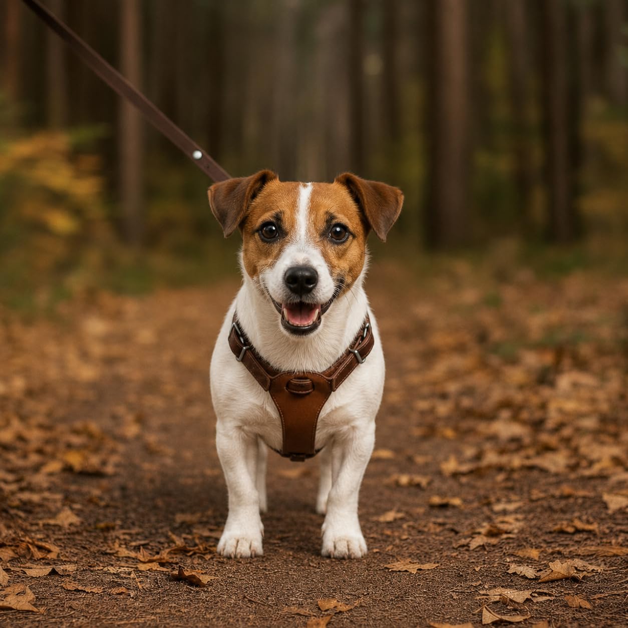 Hundegeschirr kleine Hunde aus Rindsleder - Hunde Geschirr kleine Hunde⁠