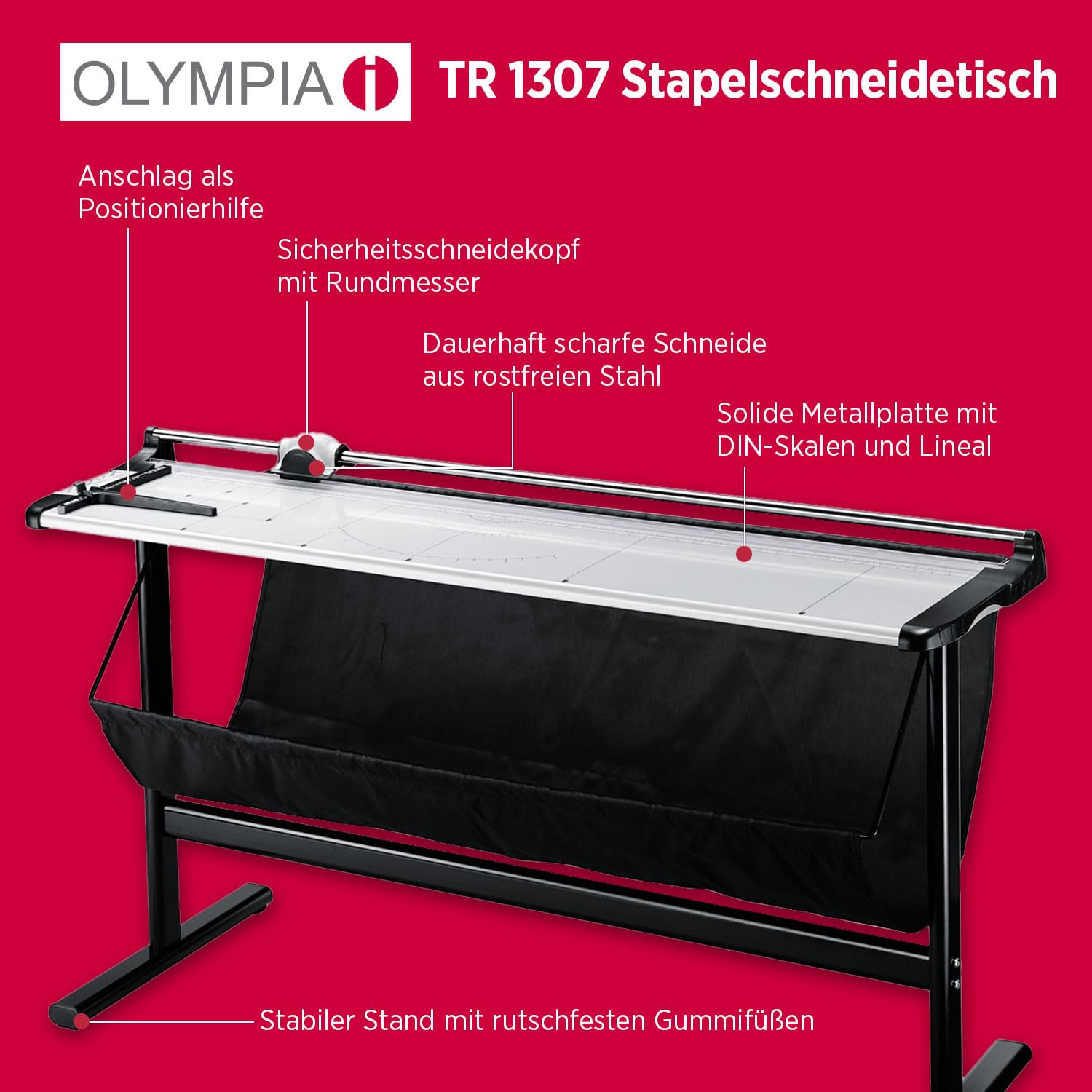 Olympia TR 1307 Schneidelineal