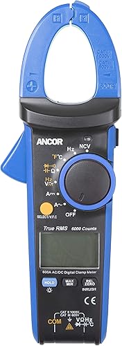 Ancor Marine Grade Products 703079 True RMS Medidor digital a presión de 12 funciones, azulnegro