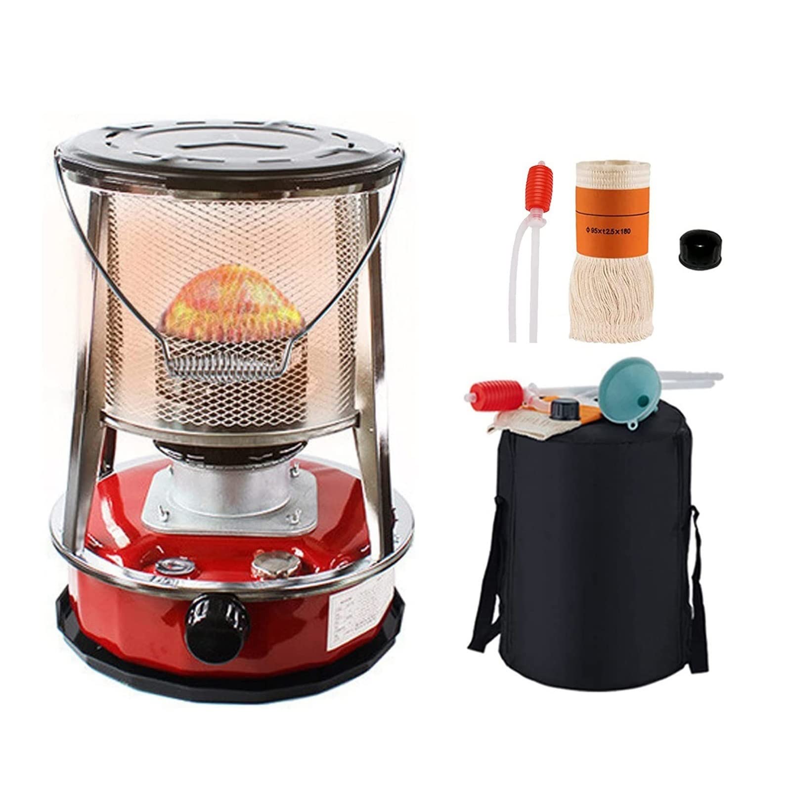 Amazon.com: QDF Kerosene Heaters for Indoor Use Kerosene Space Heater,  Radiant Kerosene Heater, with Adjustable Flame for Ice Fishing Hiking  Hunting Survival Emergency Patio (Color : 4.6L) : לבית ולמטבח