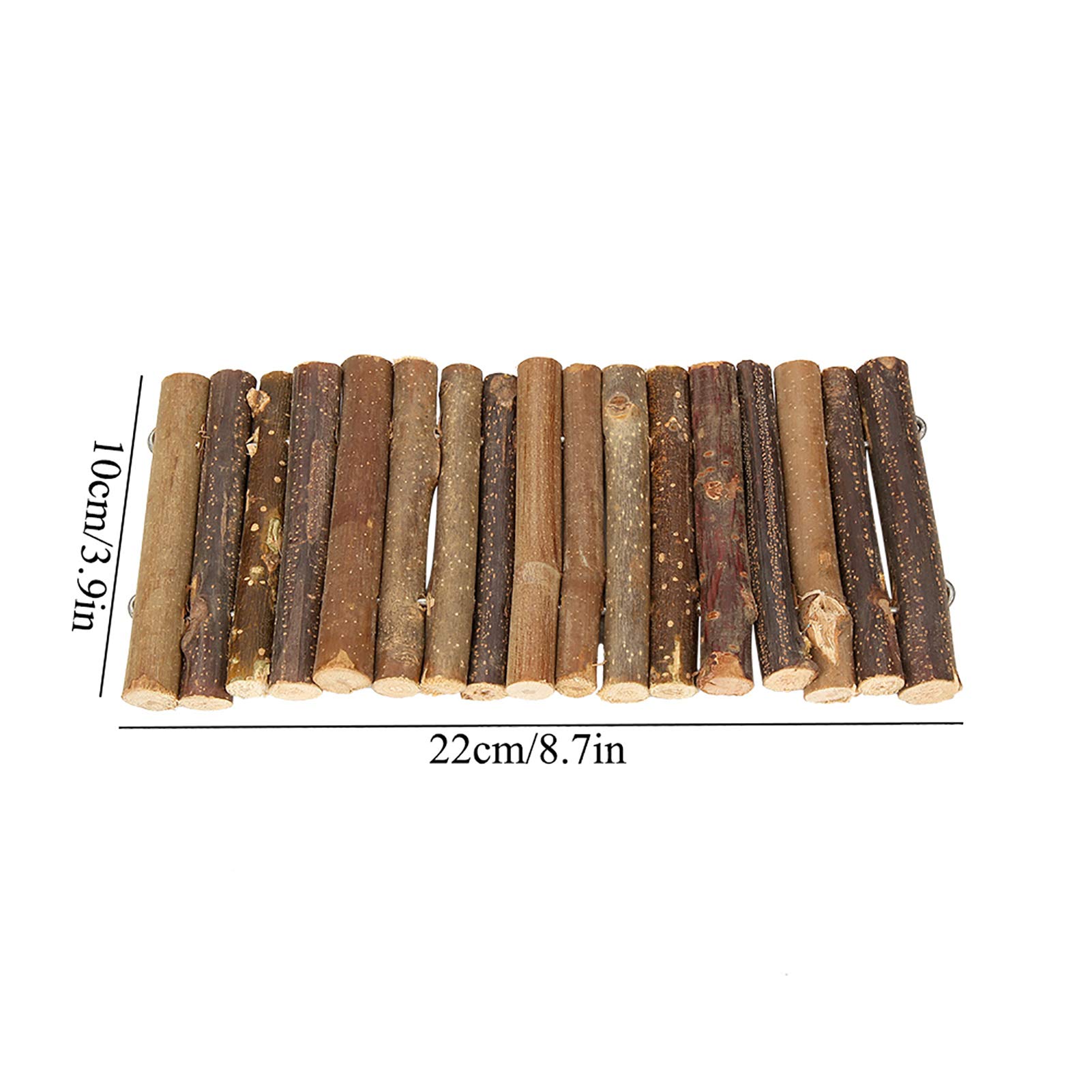 Haosie Tortoise House, 3.9 * 8.7in Hamster Bridge, Hamster Ladder Suitable for Reptile like Hamester Mice Rodents Chewing and Climbing - Image 2