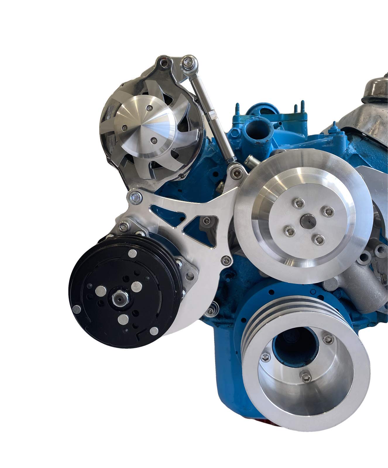 Chap Performance Alternator & A/C Bracket Compatible with