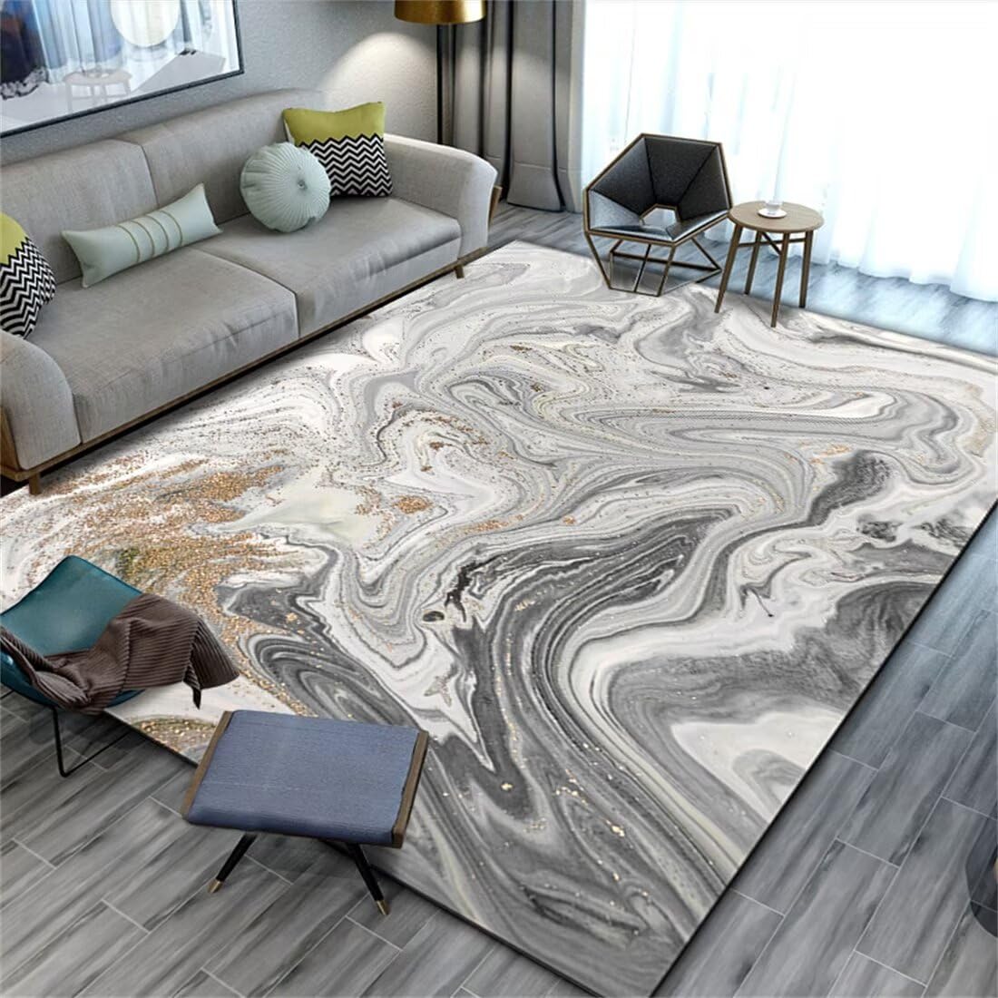 Tapis chambre ado 140X200CM antidérapant et ultra résistant à l'usure