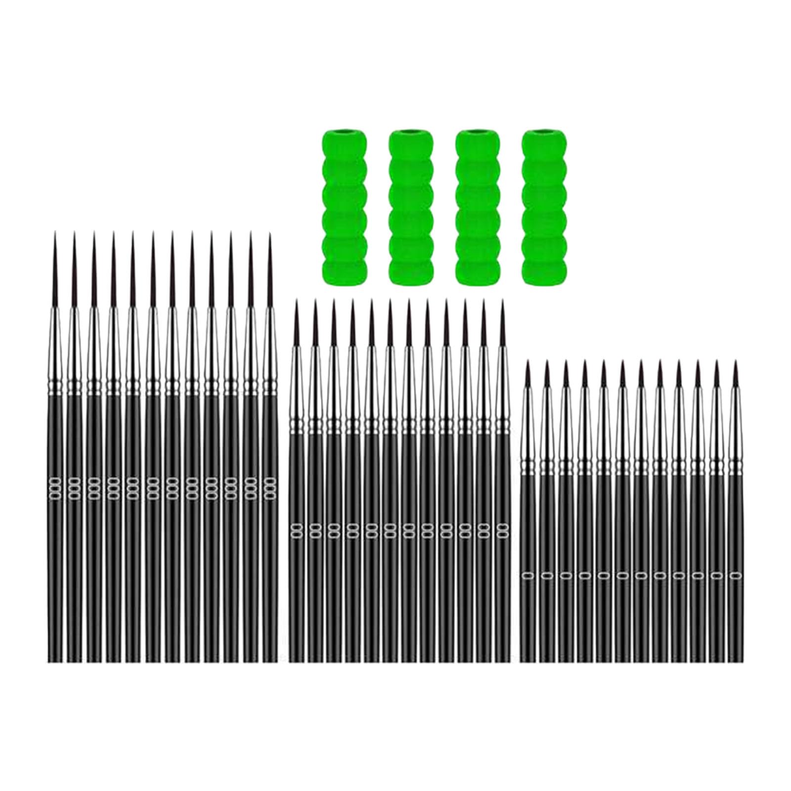 Kalttoy 36 Pcs Outline Pencils with Against Slip Handguards and Polyamide Advice for Art Drawing Artisanal Handicrafts Dynamic Dyes Limit Accuracy Against Slip Bolted Pen Sleeves for Artists