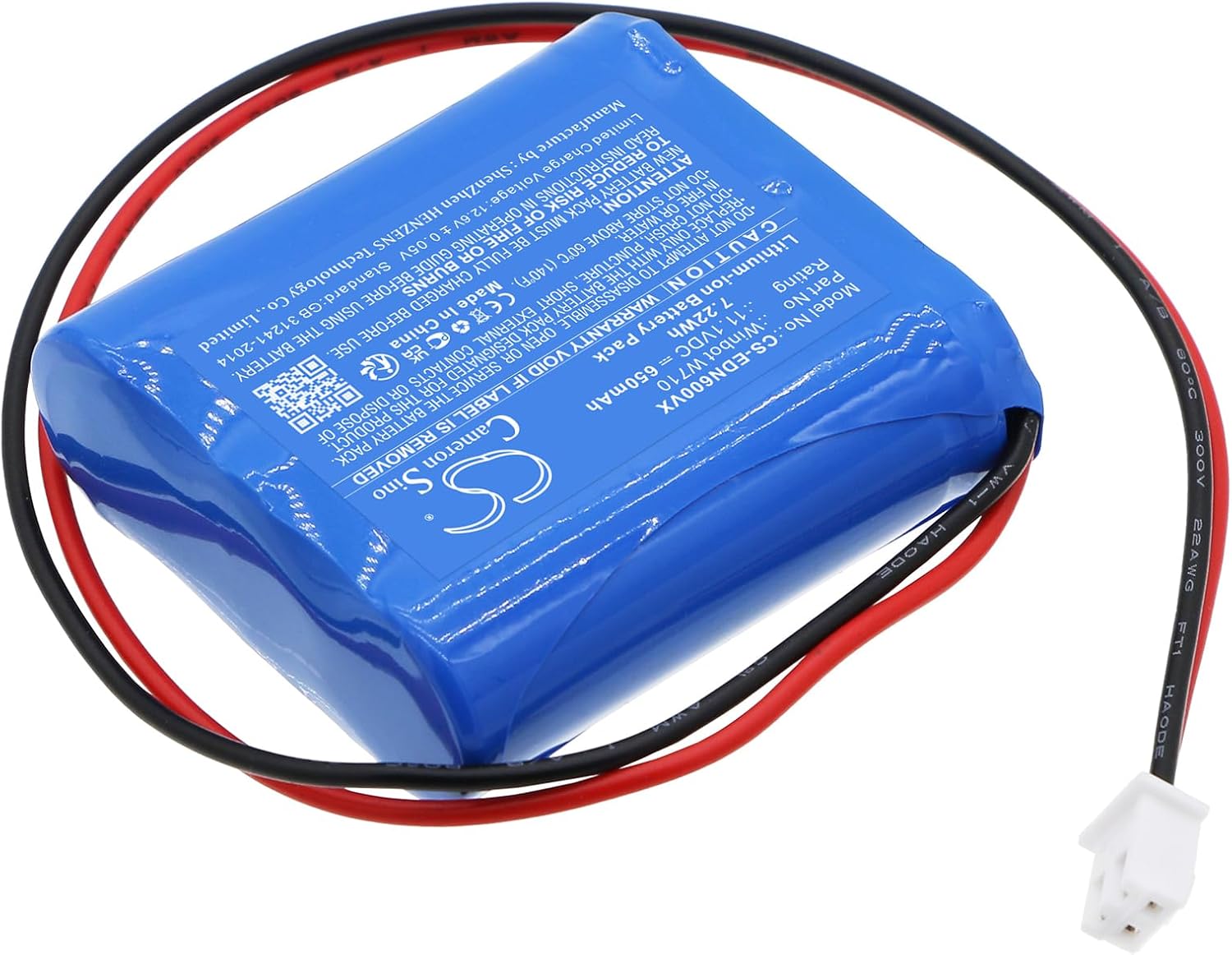 Cameron Sino Battery for Ecovacs Winbot W730, Winbot WRN60, Winbot WRN70, Winbot W710 PN:Ecovacs 650mAh / 7.22Wh