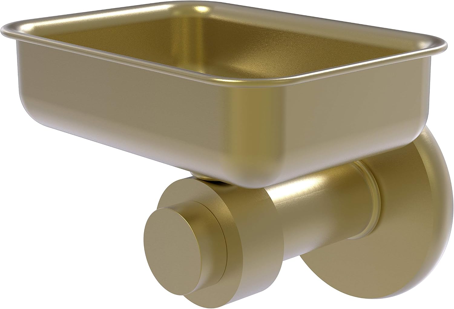 Allied Brass 932-SBR Mercury Collection Wall Mounted Soap Dish, Satin Brass