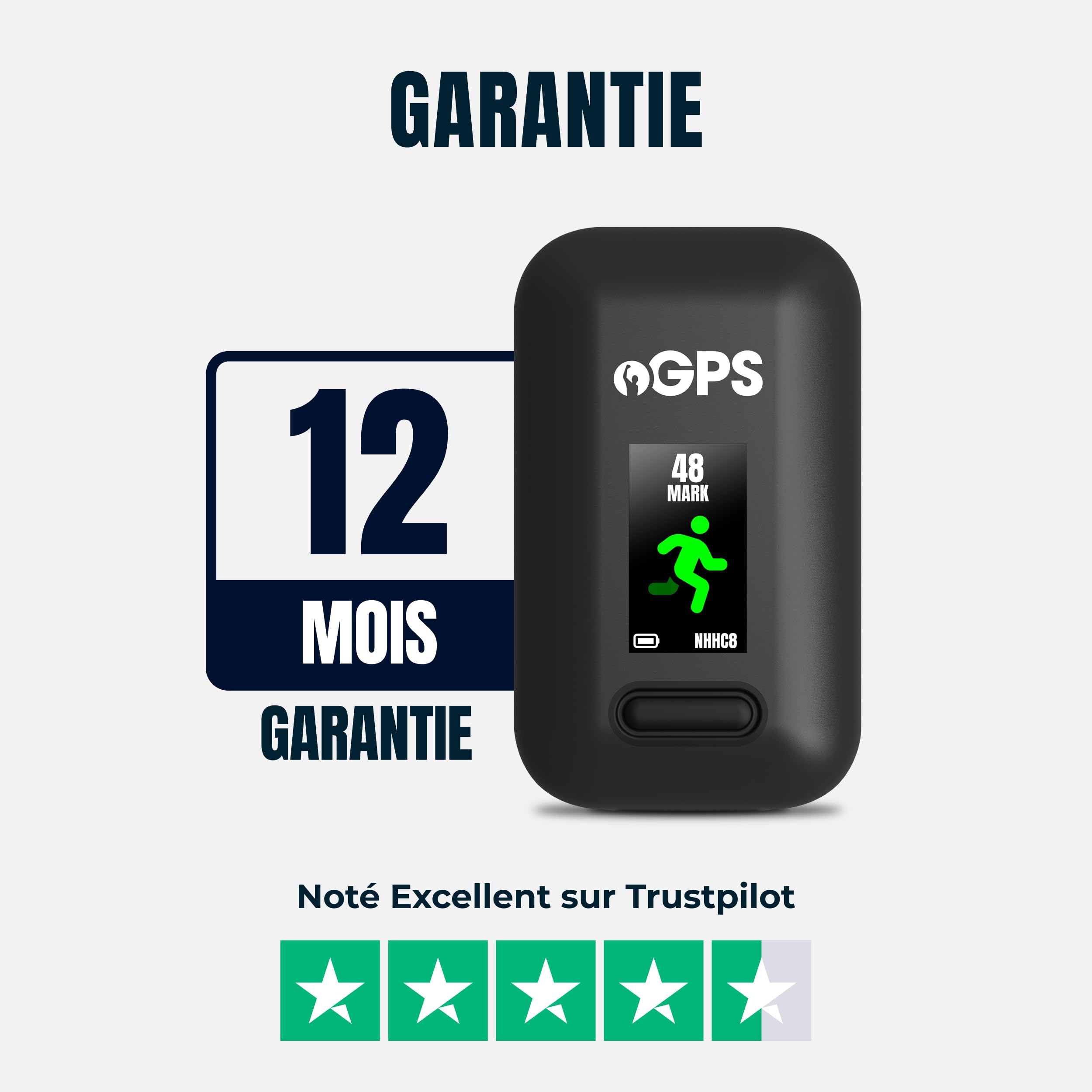 Ensemble de Suivi d'activité Sportive, Gilet de Suivi de Sport GPS et abonnement de 60 Jours Inclus, équipement d'entraînement de Football (Junior L)