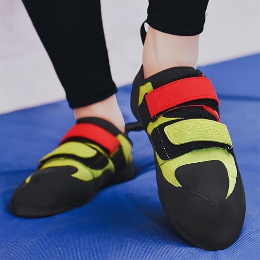Kletterschuhe Für Herren & Damen | Leichte Boulderschuhe Mit Klettverschluss Für Indoor-Klettern