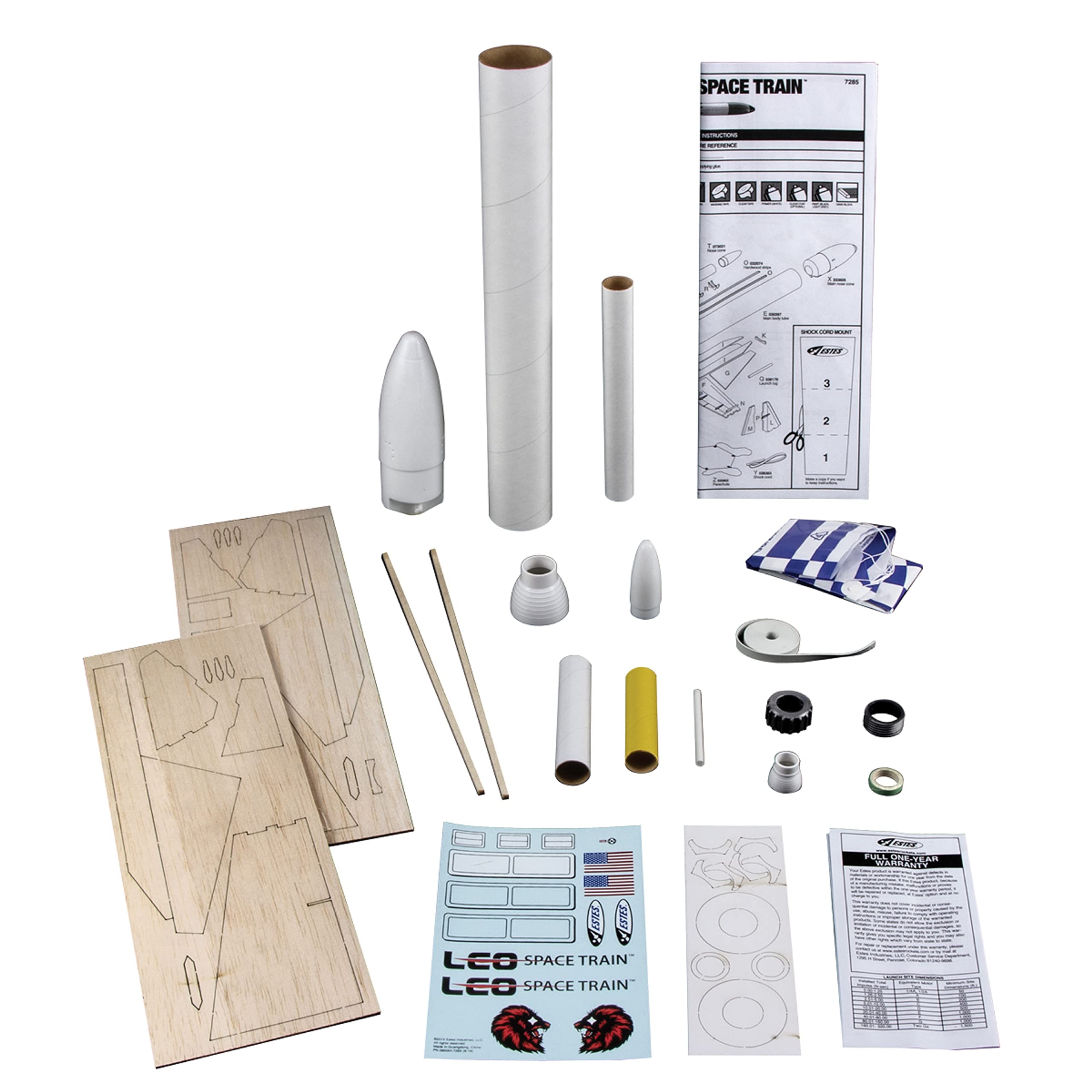 Estes Leo Space Train Flying Model Rocket Kit 7285 | Advanced Level Build, Multi - Image 4