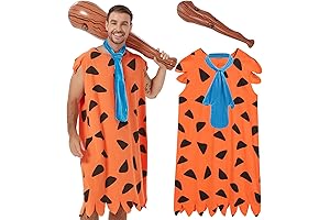Pica Piedras Adult Men's Halloween Costume Funny Couple Getaways Outfit