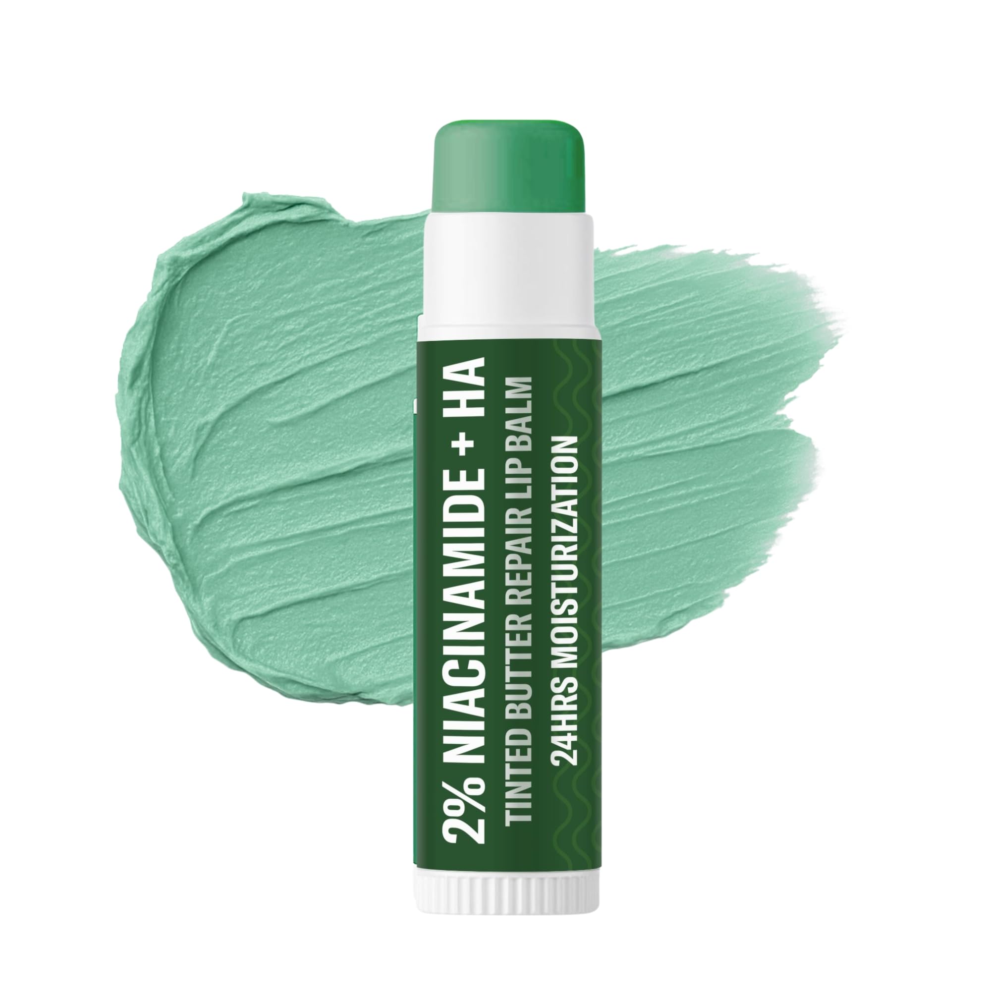 BAKE 2% Niacinamide + Hyaluronc Acid Tinted Butter Brightening Lip Balm 24 Hour Moisturization | For Dark, Pigmented, Dry, Flaky Lips | De-Tan Lip Balm - 5g-image-10